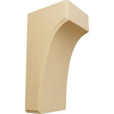 Columns, Dentils & Corbels Ekena Millwork 3 W 4 D 8 H Clarksville Bracket Alder