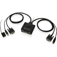 2-Port USB DVI Cable KVM Switch GCS922U