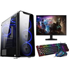 Tower Desktop Computers FCS Gaming PC Bundle Core 1TB