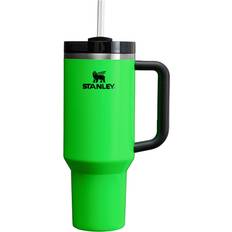 Stanley cups 40 oz Stanley Quencher H2.0 FlowState Neon Green Travel Mug 40fl oz