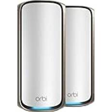 Netgear Accesspunkter, Bryggor & Repeatrar Netgear Orbi970 WiFi7 Mesh Quad-Band 2-Pack