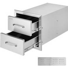VEVOR Outdoor Kitchen Drawer 14 BBQ Island BBQ Triple