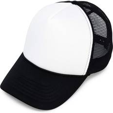 Youth Cap Trucker Cap - Black/White