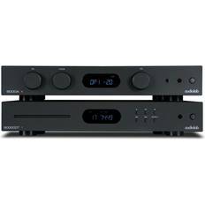 Audiolab 6000A Amplifier 6000CDT CD Transport Black