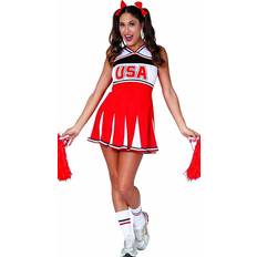 Fiestas Guirca Cheerleader USA Kostym