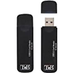 T'nB fickläsare USB3 minneskortläsare USB 3.0 svart