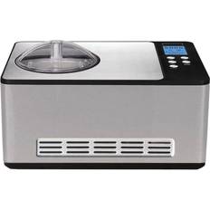 2.1 Qt. Stainless Steel Electric Ice Cream Maker with Built-In Timer and Ice Cream Scoop