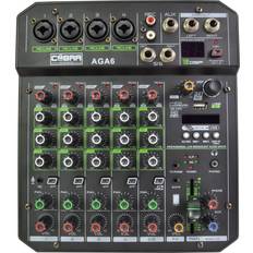 Cobra Compact 6 Channel Mixer with DSP Effects, MP3 Player and Bluetooth