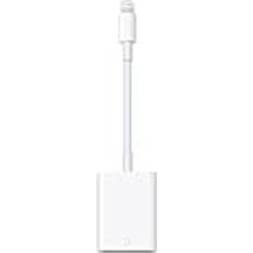 DCNETWORK SD-kortläsare för iPhone iPad, Lightning till SD-kortläsare minneskortläsare spårkamera viewer SD-kortadapter för iPhone 12/11/XS/XR/X/8/7/iPad, Plug and Play