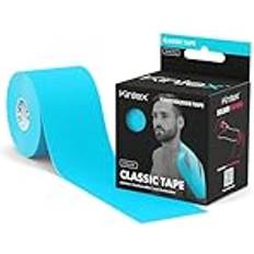 Kintex Kinesiologie Tape Classic, 5 cm x 5 m, hautfreundliches & wasserfestes Kinesiologie Tape, Physio Tape, Medizinisches Tape, für Sport & Physiotherapie Blau