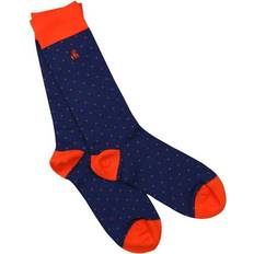 Clothing Swole Panda Spotted Orange Bamboo Socks 7-11