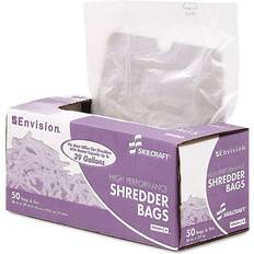 Shredders SKILCRAFT Shredder Bags, 36" x 39" 39 Gallons, Clear, Roll Of 50 Bags, AbilityOne 8105-01-399-4793