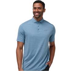 Travismathew The Heater Pro Golf Polo Shirt - Heater Copen Blue