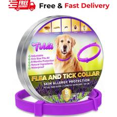 BGHONE Toldi Flea-Treatment-for-Dogs, Adjustable Flea-Collar-Dogs, 8 Not Specified
