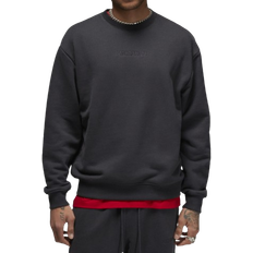 Nike Air Jordan Wordmark Fleece Crewneck Sweatshirt - Off Noir