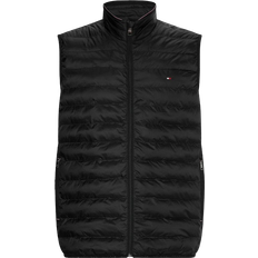 3XL Gilets Tommy Hilfiger Packable Padded Zip-Thru Gilet Vest - Black