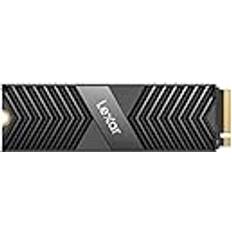 LEXAR Professional NM800 PRO mit Kühlkörper 2TB SSD, M.2 2280 PCIe Gen4x4 NVMe 1.4 Interne, Bis zu 7500 MB/s Lesen, 6500 Schreiben, Solid State Drive für PS5, Gamers LNM800P002T-RN8NG Schwarz