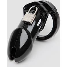 DOMINIX Deluxe Rigid Plastic Chastity Device 3 Inch Black