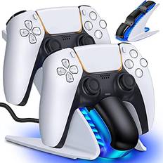 PS5 Controller Charging Station for Dualsense Controller, Fast Charging PS5 Charging Station With Fast Charging Cable, PS5