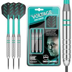 Target Darts Rob Cross Silver Voltage 24g Brass Steel Tip Darts Set