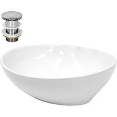 Tvättställ 410x330x142 Mm Vit Keramik