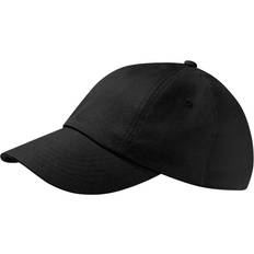 Beechfield Low Profile Heavy Cotton Drill Cap Headwear Black One