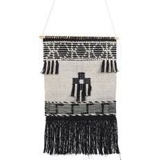 Cotton Wall Decor Beliani Cotton Hanging with Tassels Wall Decor