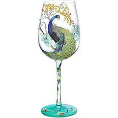 Hand-Painted Wine Glass