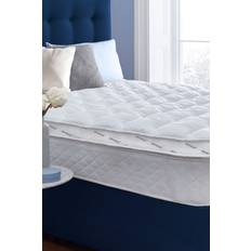 Silentnight Airmax 8cm Topper White King Mattress Cover White