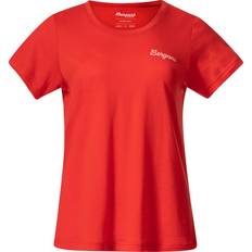 Bergans of Norway Rabot Emblem Wool Tee Women Fire Red, XS, Fire Red