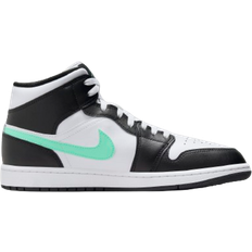 Homme - Multicolore Sneakers Nike Air Jordan 1 Mid M - White/Black/Green Glow