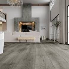 LivingAndHome Rustic Style Self-adhesive PVC Flooring Grey
