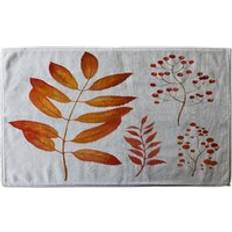 Orange Kitchen Towels Orange Autumn Leaves Stylish Kitchen Towel Orange
