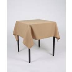 Brown Tablecloths Hope Textiles Plain Square Camel Tablecloth Brown