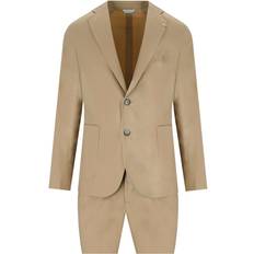 Beige - Men Suits Manuel Ritz Single-Breasted Suit - Beige