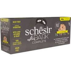 Schesir After Dark Complete Adult Cat Food Pate Variety Pack