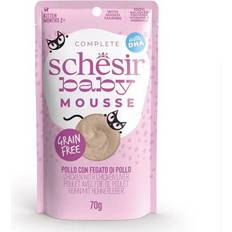 Schesir Baby Complete Kitten Cat Food Mousse Chicken Chicken Liver