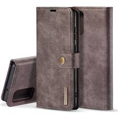 Mobiltillbehör DG.Ming 2-in-1 Magnet Wallet Samsung Galaxy S20 Brun