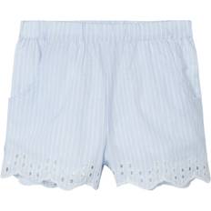 Broderet Bukser Børnetøj Name It Fesinne Shorts - Chambray Blue