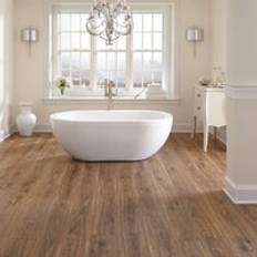 LivingAndHome Rustic Style Self-adhesive PVC Flooring Brown