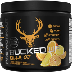 Pre Workout på rea BUCKED UP PWO 280g Killa OJ