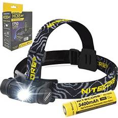 NiteCore HC60 V2 Rechargeable Head Torch USB C Powerful LED 1200 Lumens IPX7 Head Lamp