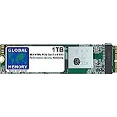Global Memory 1 TB M.2 PCIe Gen3 x4 NVMe Solid State DRIVE SSD för Macbook Pro RETINA sent 2013 MID 2014 TIDIGT MID 2015