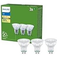 Philips led ultra efficient light bulb Philips Ultra-efficient LED Bulb 3 Pack GU10