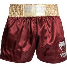 Venum Martial Arts Uniforms Venum Classic Muay Thai Shorts Weinrot Gold Weiss Grö�ße