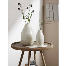 The White Company Natural Marley Large Glazed Vase