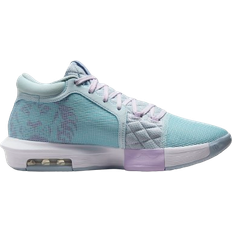 Men - Synthetic Basketball Shoes Nike LeBron Witness 8 M - Glacier Blue/Light Armory Blue/Lilac Bloom/White