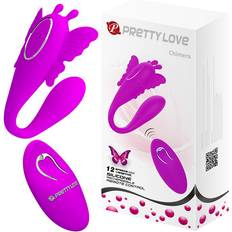 Sexleksaker Pretty Love Chimera Couple Vibrator with Remote Control Pink