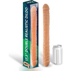 Sexleksaker MAX&Co. Max & Co Trent Double Realistic Dildo 17,3" 44cm Flesh
