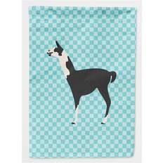 Garden & Outdoor Environment PatioPlus Llama Q Ara Blue Check Flag